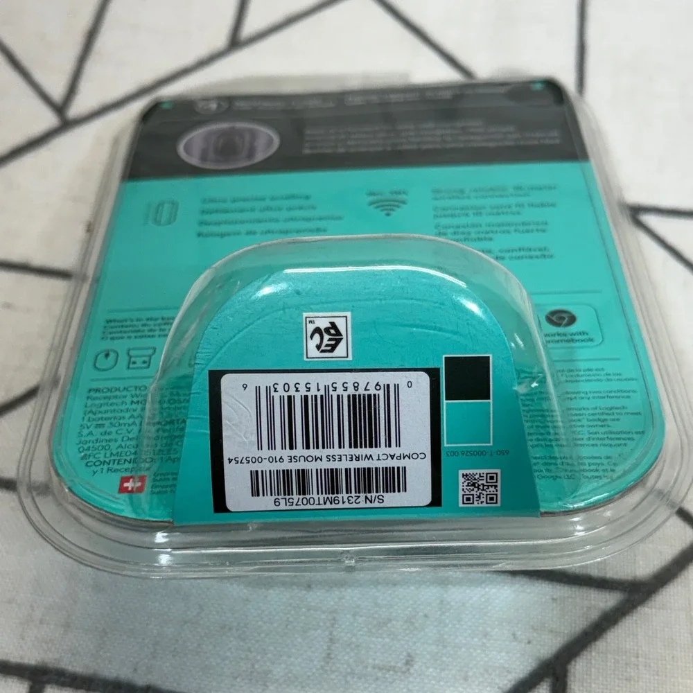 Logitech‎ Compact Wireless Mouse One Size Blue M317 910-005754 New